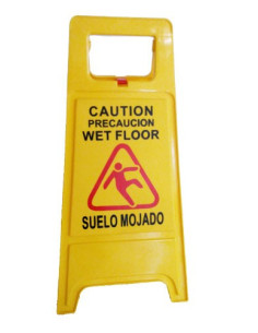 Señal de suelo mojado