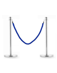 2 POSTES SEPARADORES INOXIDABLE TERMINACION CONICA CON...