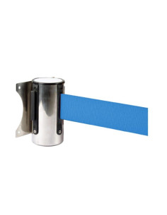 FIJACION MURAL INOX CON CINTA AZUL EXTENSIBLE DE 2MT